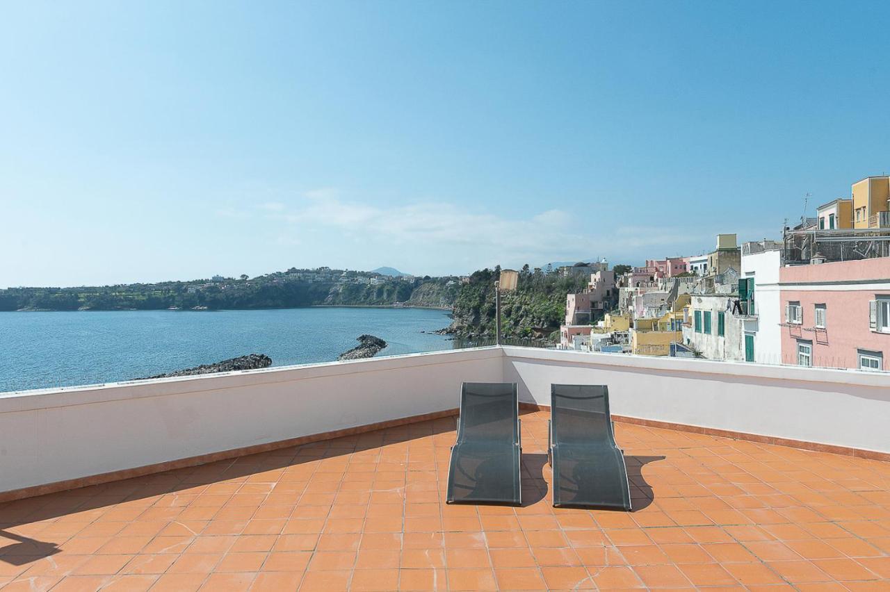 La Procidana House - Corricella Exlusive Terrace 빌라 외부 사진