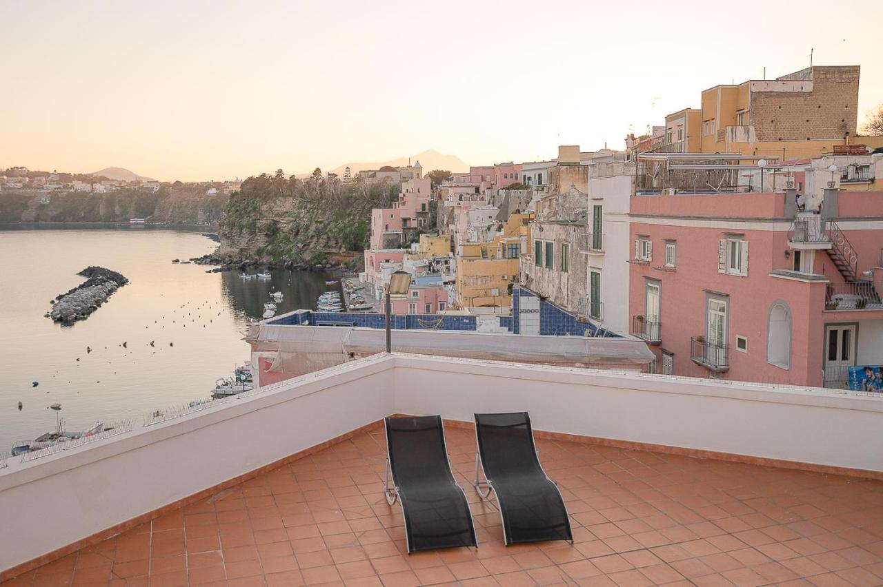 La Procidana House - Corricella Exlusive Terrace 빌라 외부 사진