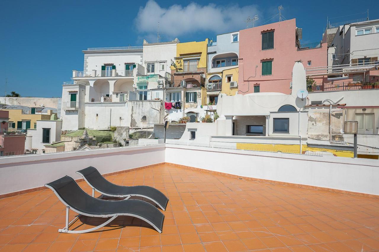 La Procidana House - Corricella Exlusive Terrace 빌라 외부 사진
