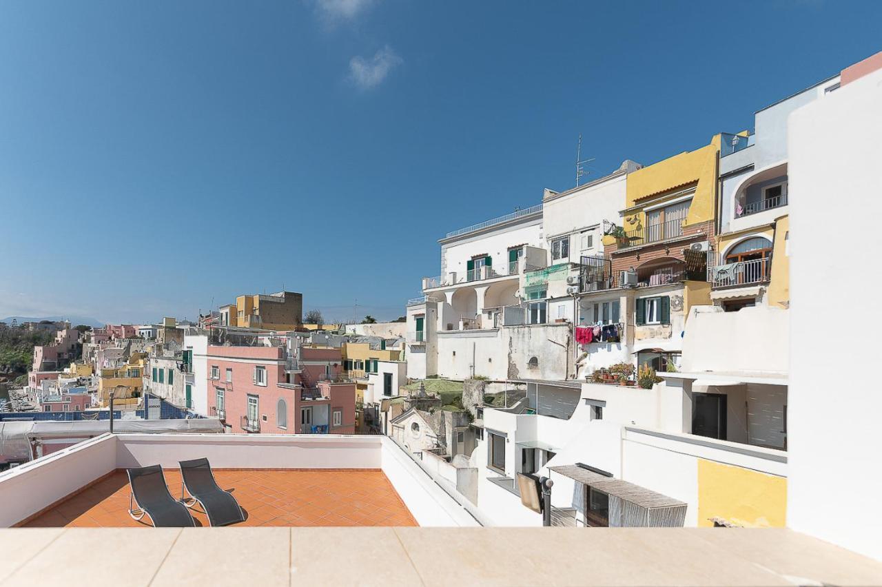 La Procidana House - Corricella Exlusive Terrace 빌라 외부 사진
